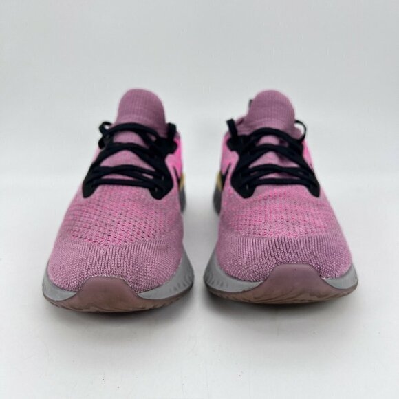 Nike Epic React Flyknit Plum Dust Black Pink Running Women Shoes AQ0070-500 Sz 7 - Picture 3 of 12